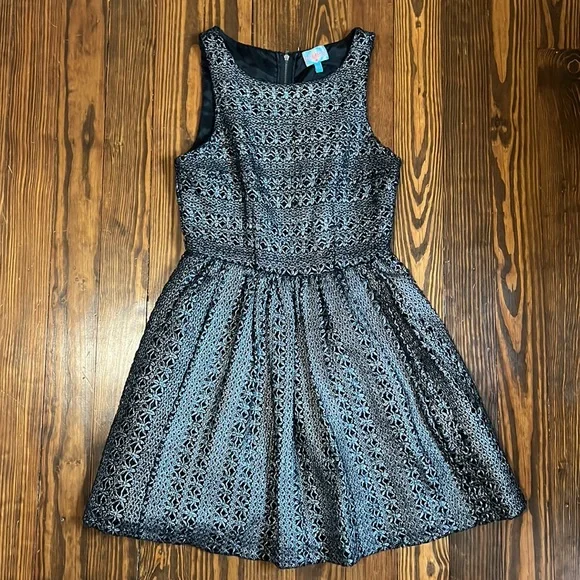 tracy reese cocktail dress Frilled Off Shoulder Mini S / Leopard